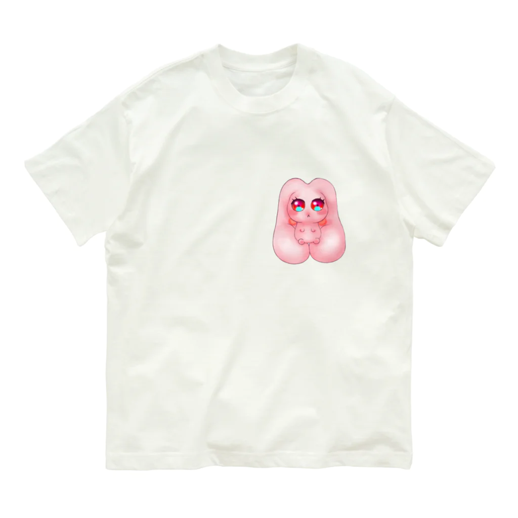 みすてぃまる。のうにゅちゃん。 オーガニックコットンTシャツ