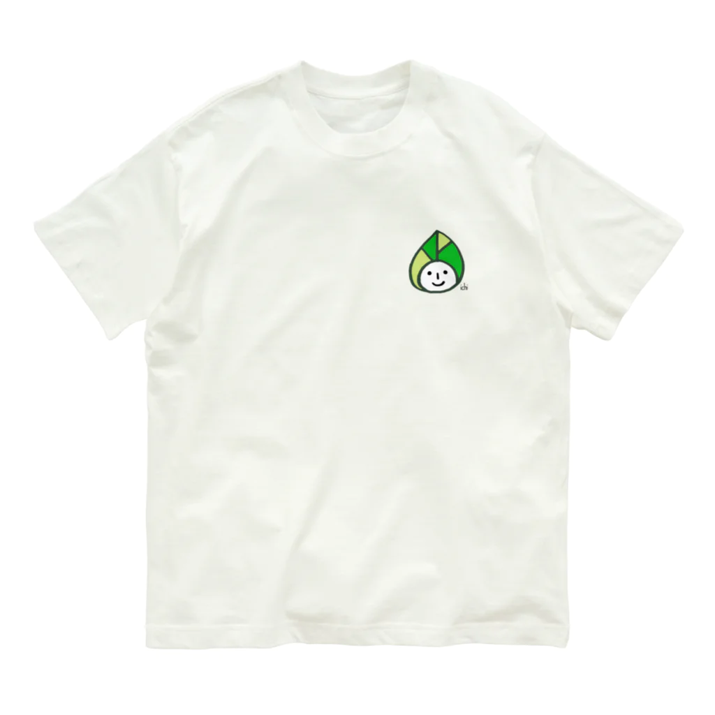 mamethubuのゆずいちサン オーガニックコットンTシャツ