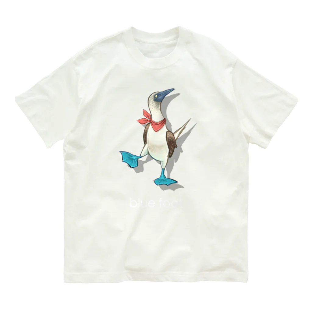 SHOP GOHAN♂のおいらアオアシカツオドリ！ Organic Cotton T-Shirt