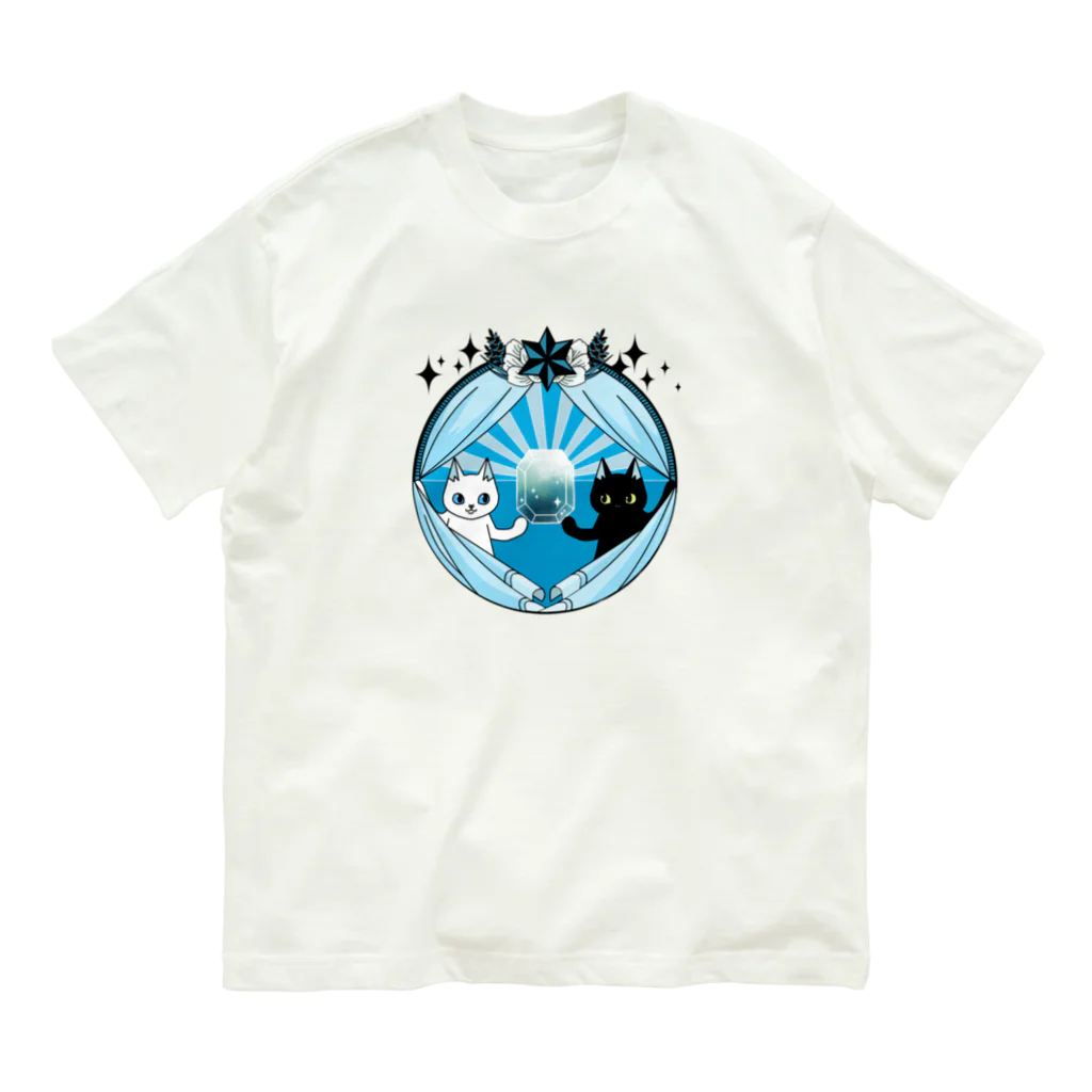 Steloのレトロ猫ズ Organic Cotton T-Shirt