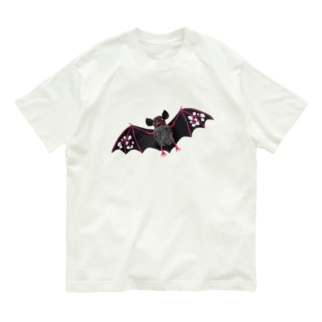 水島ひねの黒蝙蝠 Organic Cotton T-Shirt