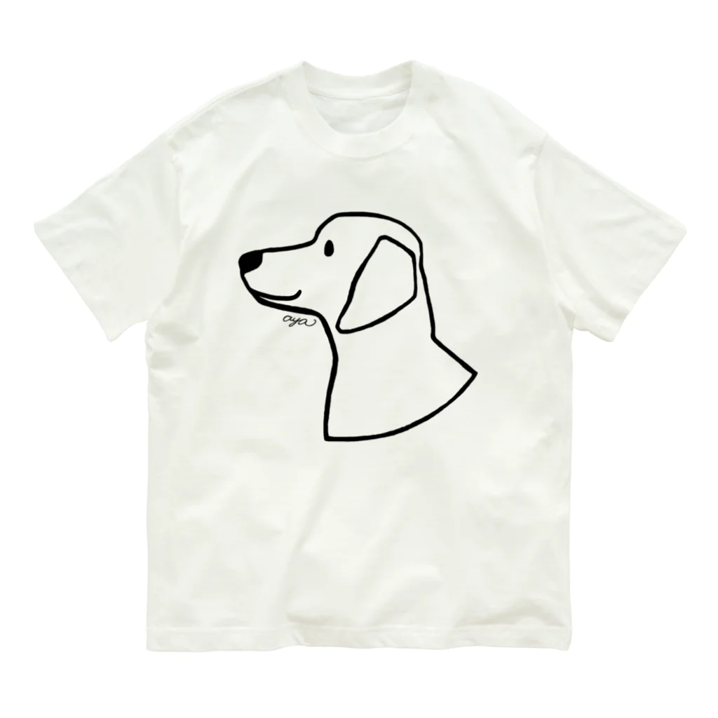 aya1のダックスフンドにこ〈線〉 Organic Cotton T-Shirt