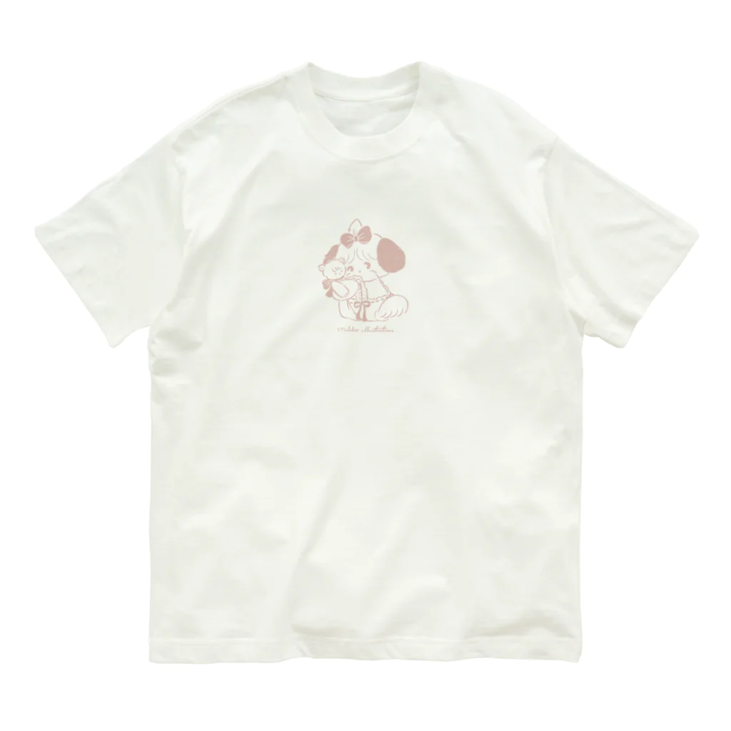 mikkoのribbon souffle Organic Cotton T-Shirt