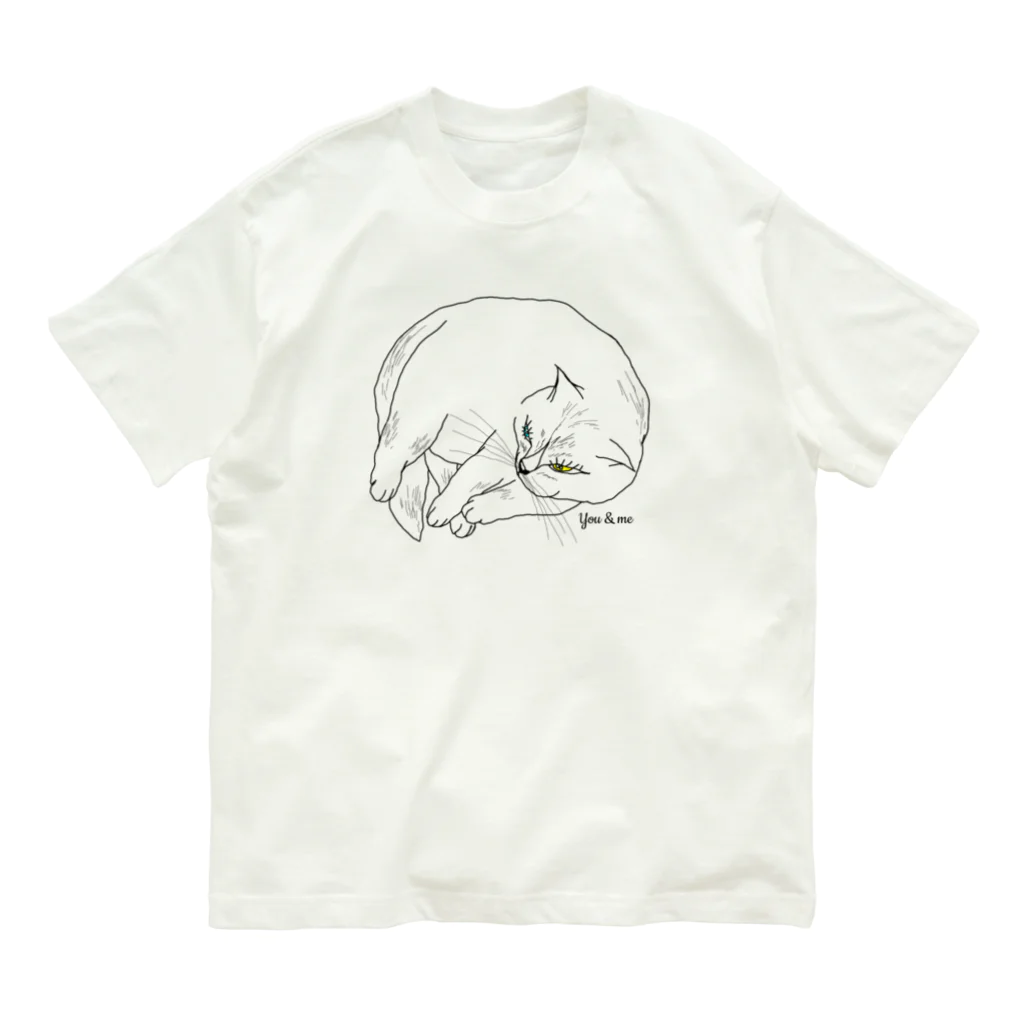 You and me !のYou.meねこ兄妹T オーガニックコットンTシャツ