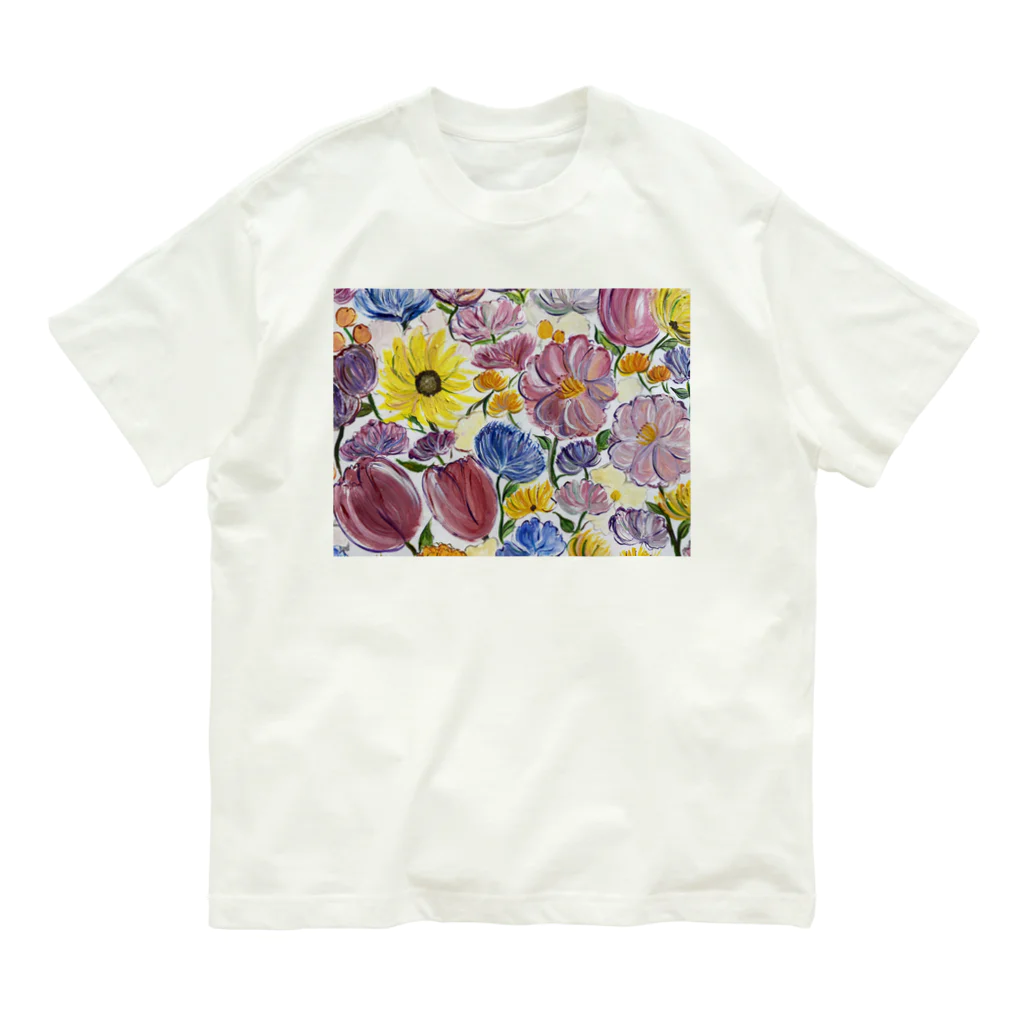 Purenseーぴゅあんすーの心に、花束を。 オーガニックコットンTシャツ