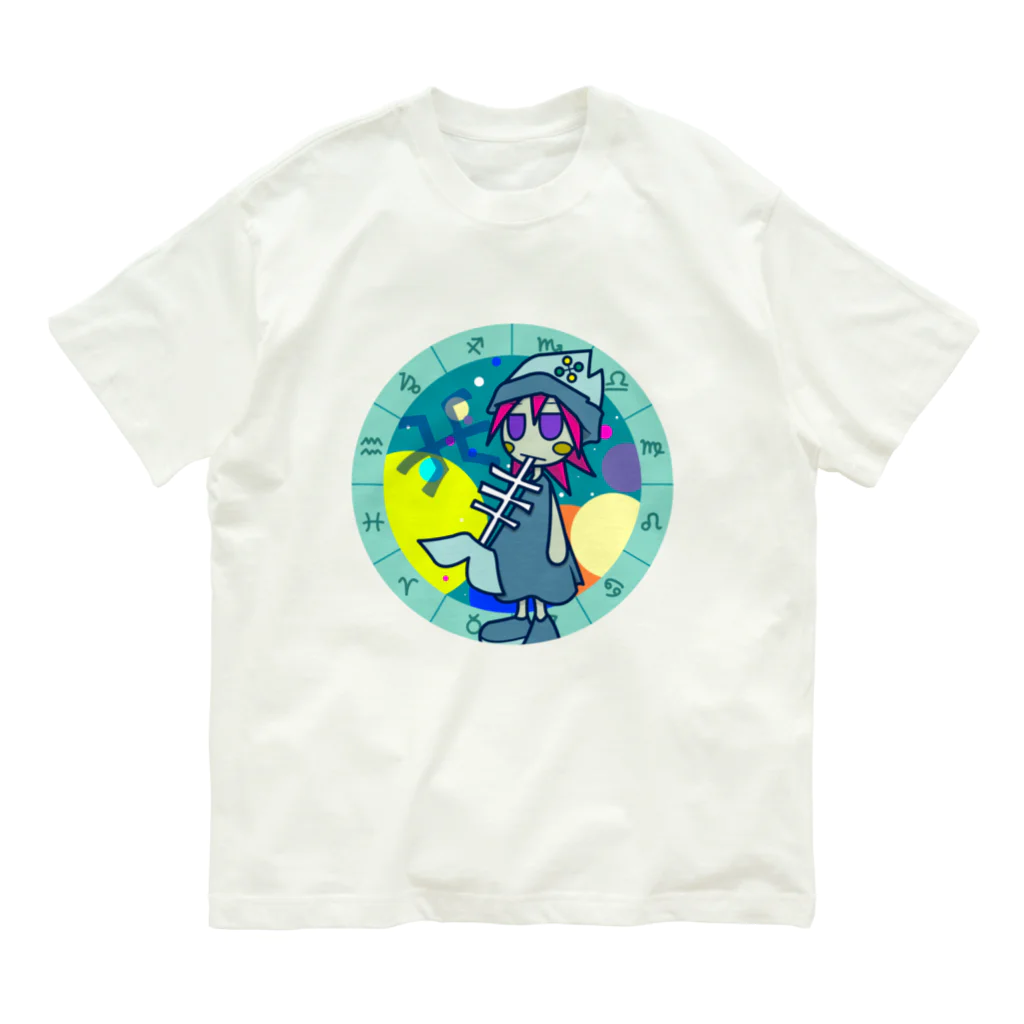 cosmicatiromのうお座 パターン2・フルカラー Organic Cotton T-Shirt