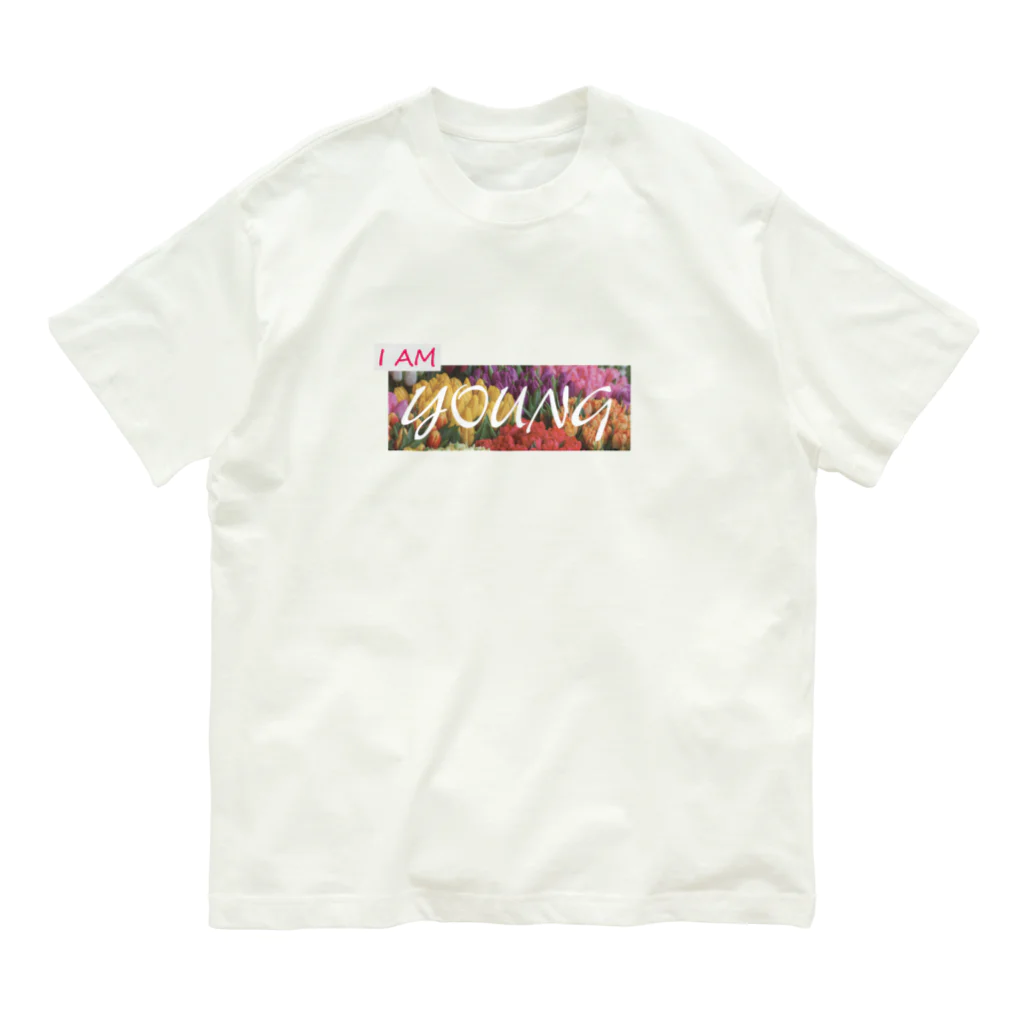 Honey Wonderのアイアムヤング flower shop Organic Cotton T-Shirt