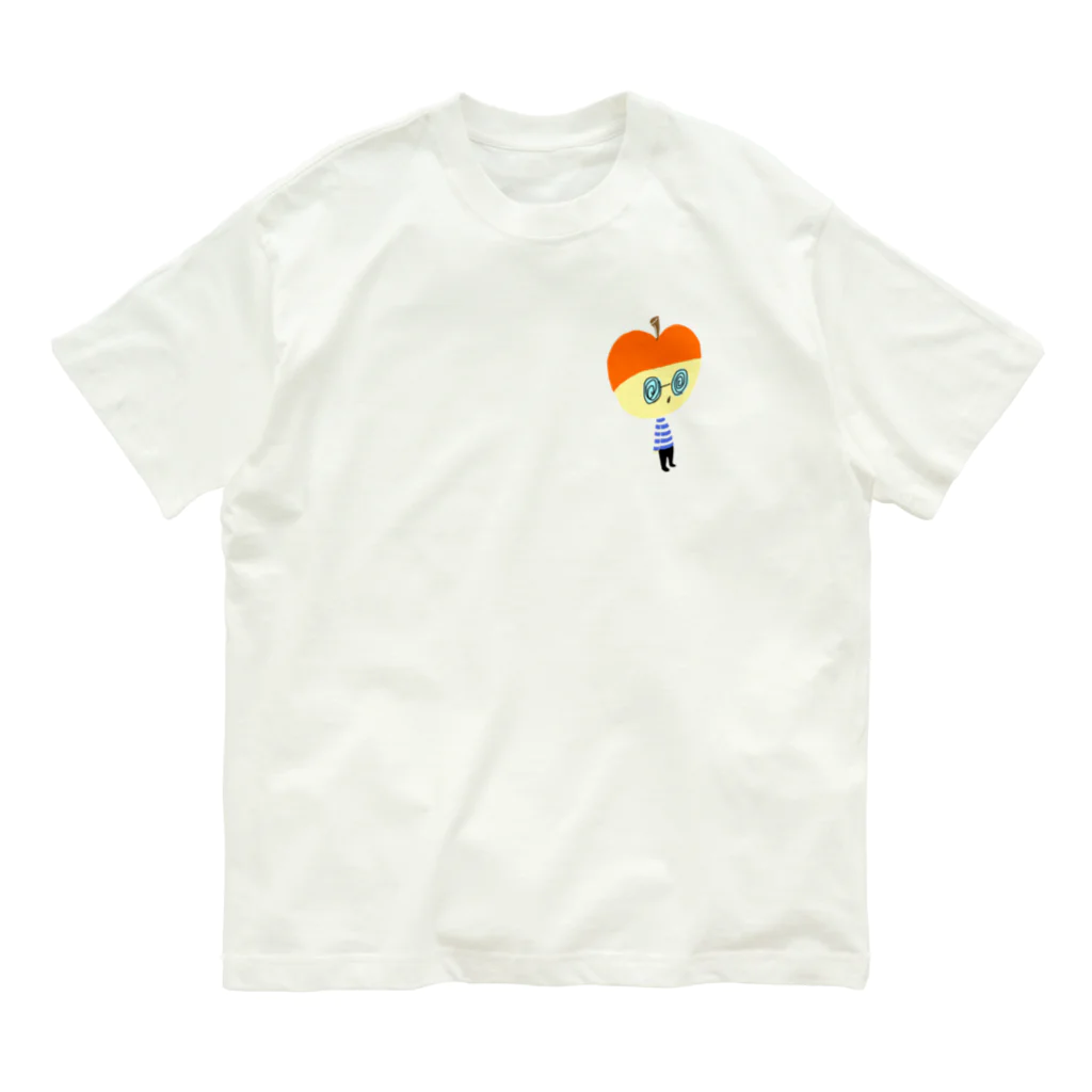 ゆうあーとのアップルン Organic Cotton T-Shirt