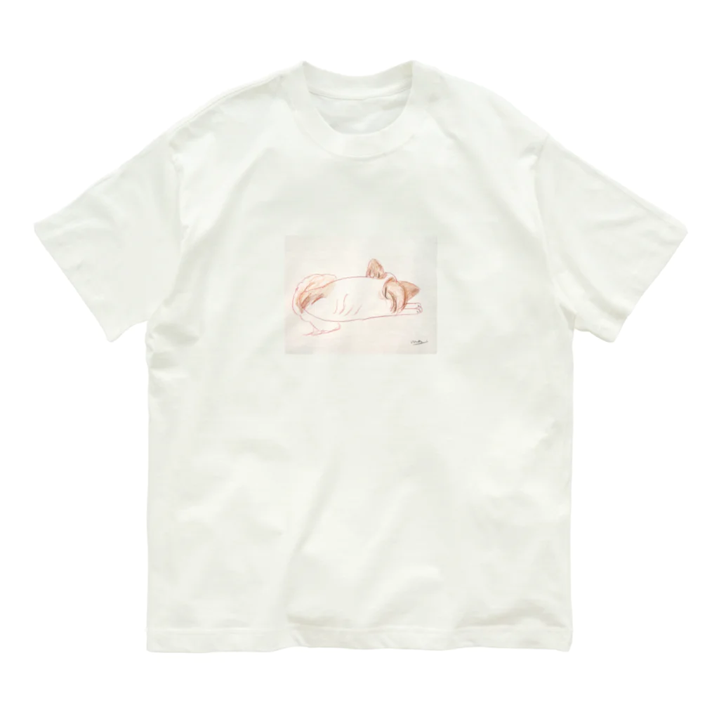 パピヨンからしのパピヨンからしのおねんねTシャツ・タンブラー・マグ Organic Cotton T-Shirt