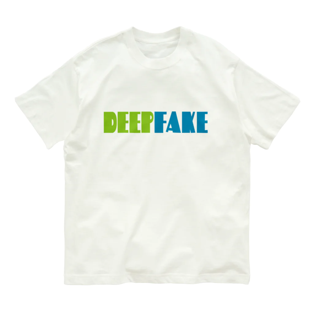 STEP_STOREのDEEPFAKE (COLOR) オーガニックコットンTシャツ