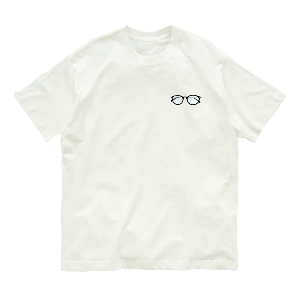 Megane Japanese Teacherのめがねさんグッズ オーガニックコットンTシャツ