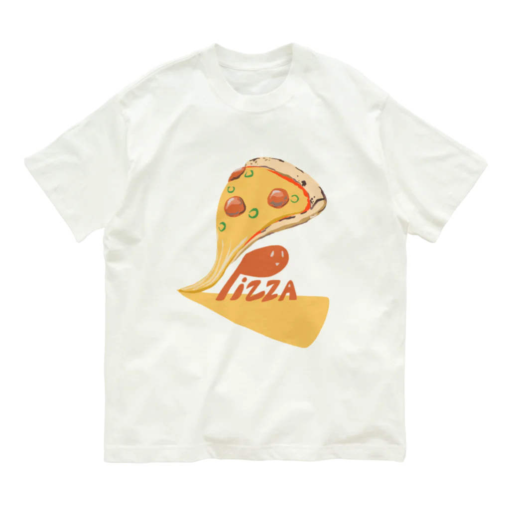 木ノ下商店のPizzaが食べたいよ オーガニックコットンTシャツ