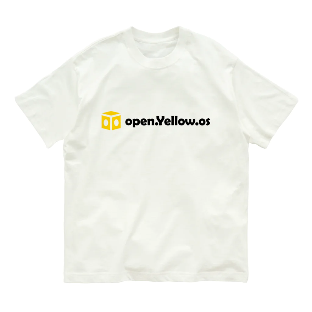 open.Yellow.os original official goods storeのopen.Yellow.os公式支援グッズ オーガニックコットンTシャツ