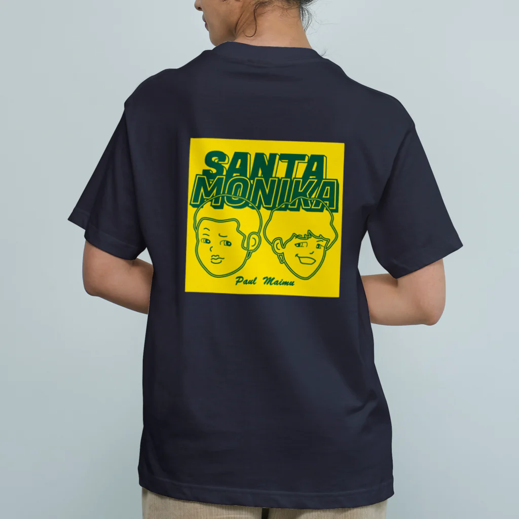 サンタモニカ　マイムのSANTAMONIKA イエロー オーガニックコットンTシャツ