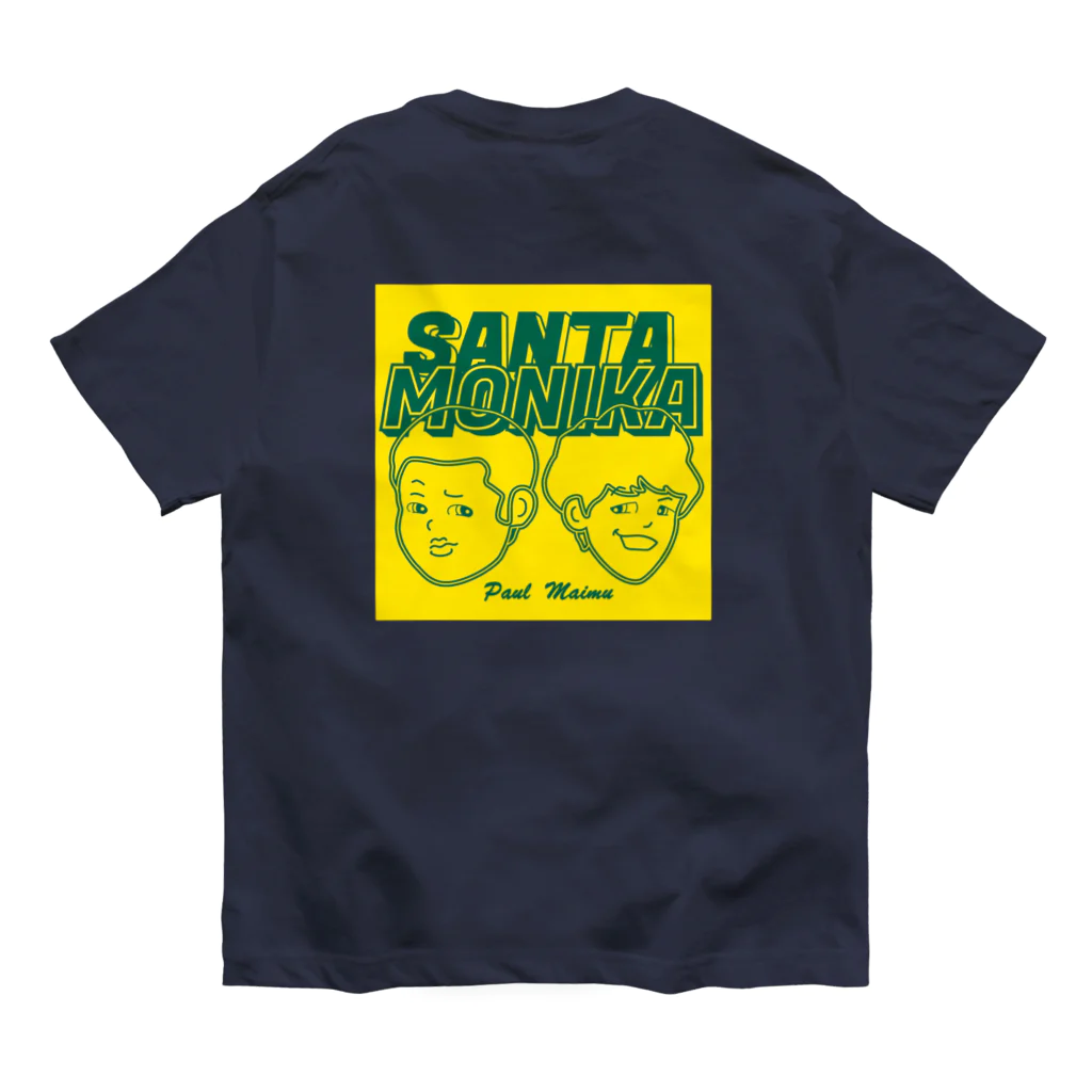 サンタモニカ　マイムのSANTAMONIKA イエロー オーガニックコットンTシャツ