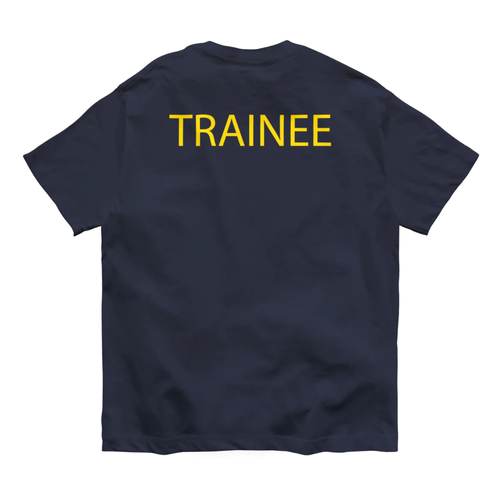 MUGENGEN (ムゲンゲン)のTRAINEE letter D_YW オーガニックコットンTシャツ