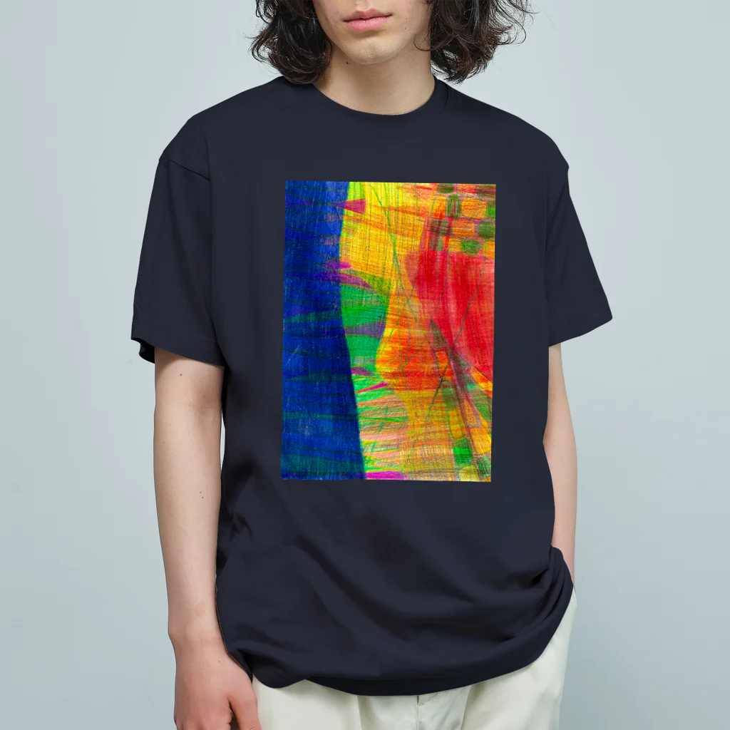 iropengoodsの2022-Drawing-1 オーガニックコットンTシャツ