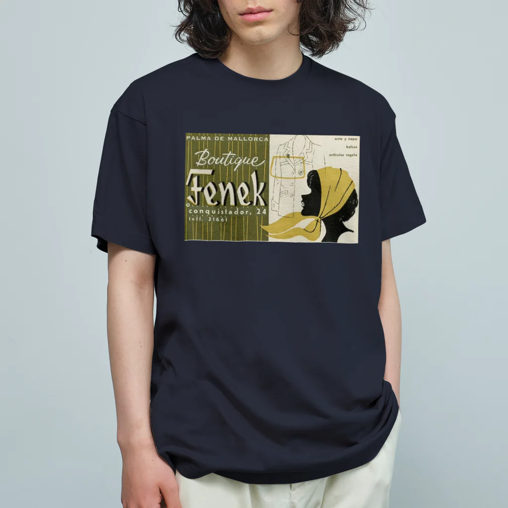 YS VINTAGE WORKSのスペイン・マヨルカ島パルマ　Boutique Fenek 1960S オーガニックコットンTシャツ