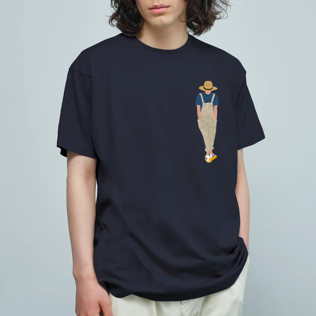 キッズモード某の麦わらの青年 Organic Cotton T-Shirt