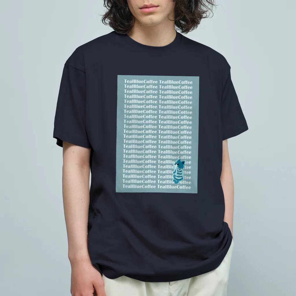 Teal Blue Coffeeのなに？ Organic Cotton T-Shirt