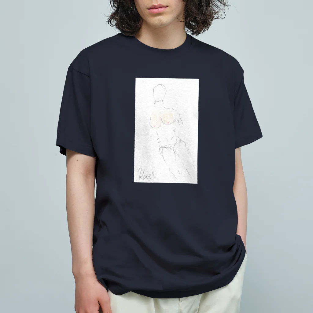 SUBLIMINALKOUKAのにこにこ オーガニックコットンTシャツ