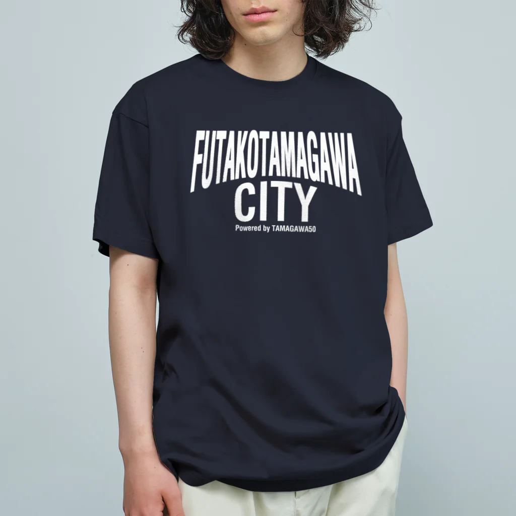 たまがわ50のFUTAKOTAMAGAWA CITY Organic Cotton T-Shirt