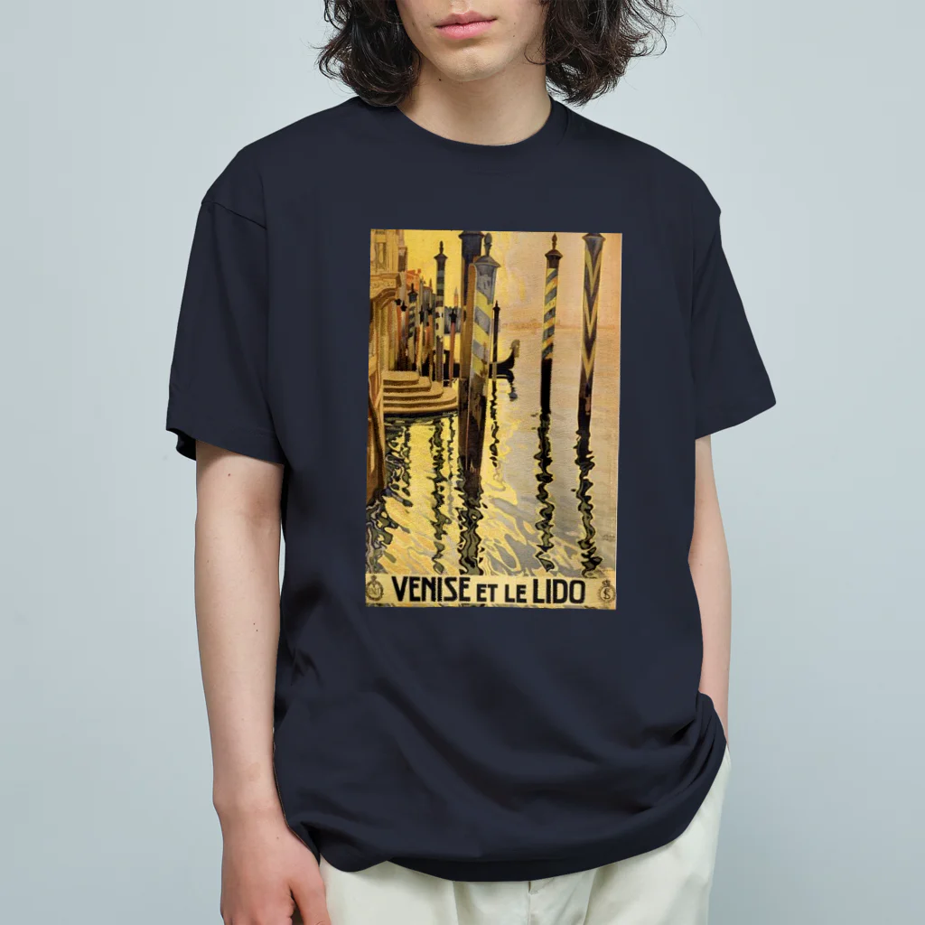 YS VINTAGE WORKSのイタリア・ヴェネツィア リド島 Organic Cotton T-Shirt