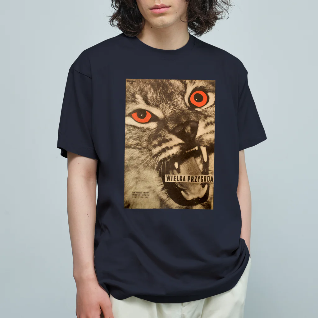 YS VINTAGE WORKSのポーランド 1953年　"The cat has orange eyes" オーガニックコットンTシャツ