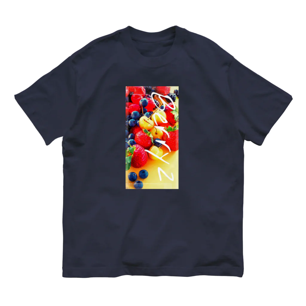 poppy22のはじけるベリーBerryz オーガニックコットンTシャツ