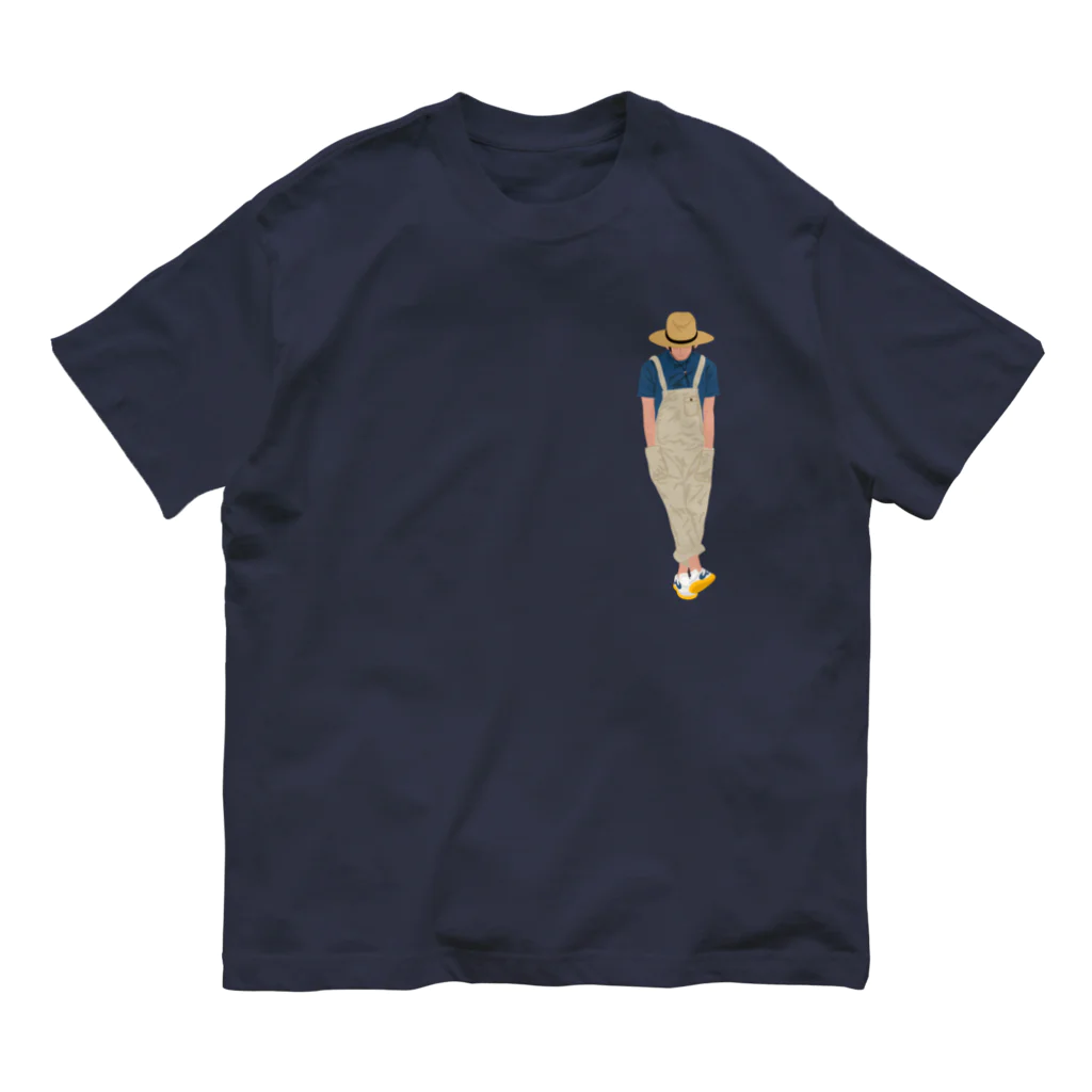 キッズモード某の麦わらの青年 Organic Cotton T-Shirt