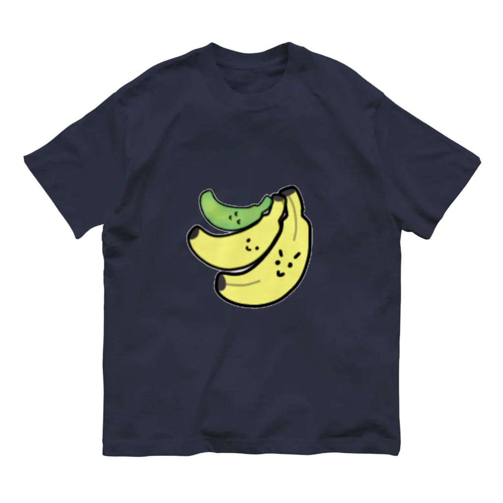 pankodayoのバナナ家族大集合 Organic Cotton T-Shirt