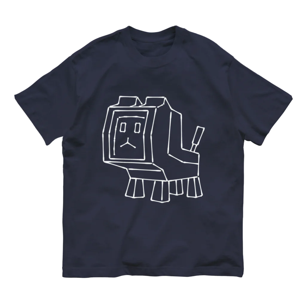 ORIENTAL TECHNOLOGYのベクター犬 Organic Cotton T-Shirt