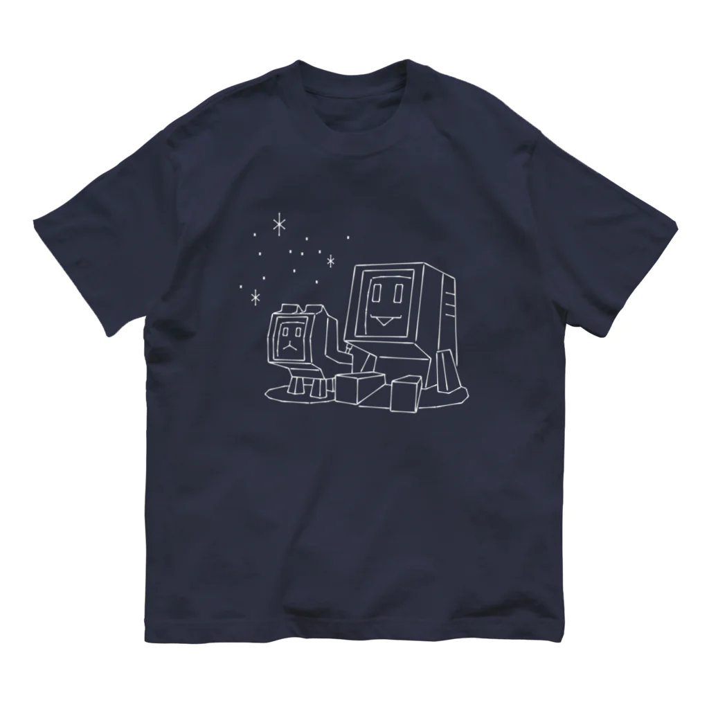 ORIENTAL TECHNOLOGYの犬と少年 オーガニックコットンTシャツ