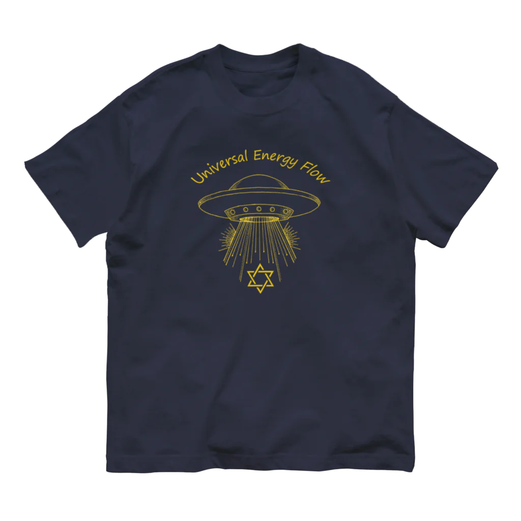 Shin's Shopの宇宙六芒星 Organic Cotton T-Shirt