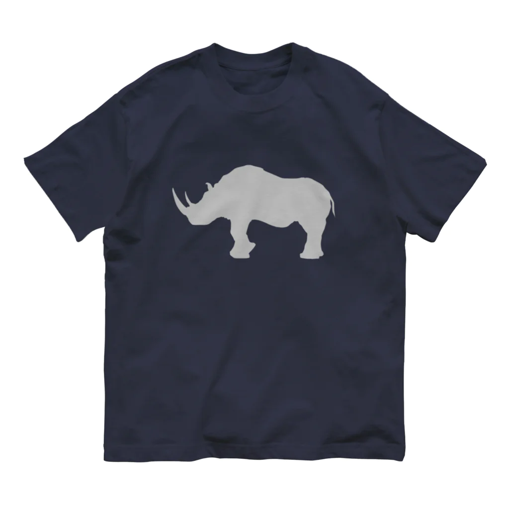 あおぞらのサイ_GRAY Organic Cotton T-Shirt