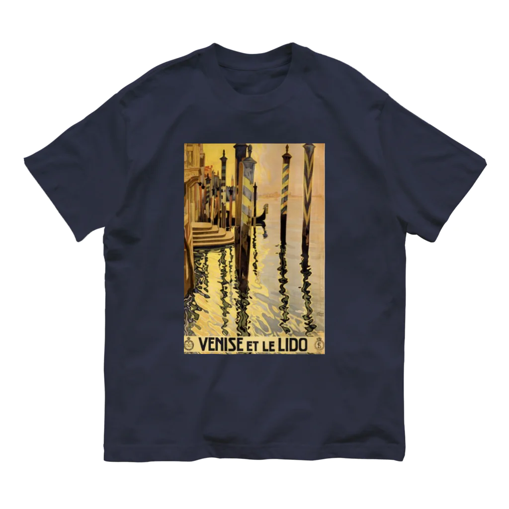 YS VINTAGE WORKSのイタリア・ヴェネツィア リド島 Organic Cotton T-Shirt