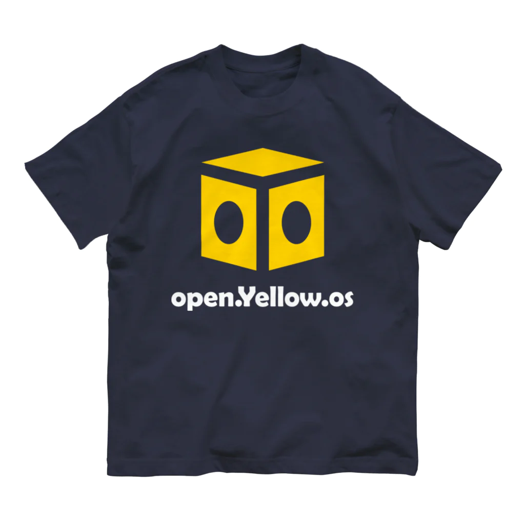 open.Yellow.os original official goods storeのopen.Yellow.os公式支援グッズ オーガニックコットンTシャツ