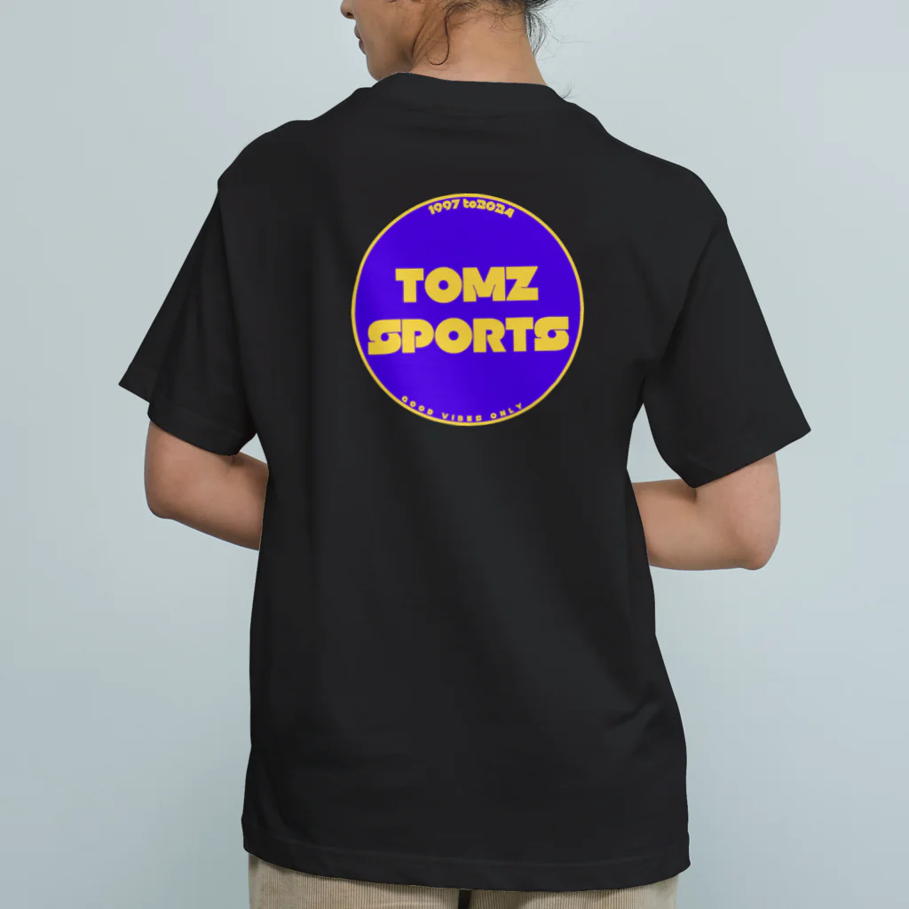 トムズスポーツchのトムズスポーツ　両面ロゴ オーガニックコットンTシャツ