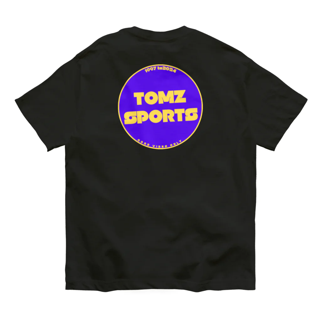 トムズスポーツchのトムズスポーツ　両面ロゴ オーガニックコットンTシャツ