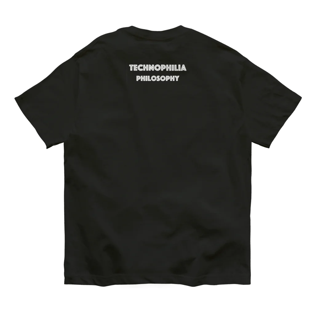 technophilia philosophyのlight painting with logo Organic Cotton T-Shirt