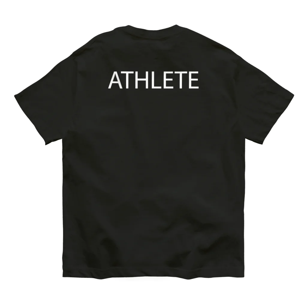 MUGENGEN (ムゲンゲン)のATHLETE letter WT オーガニックコットンTシャツ