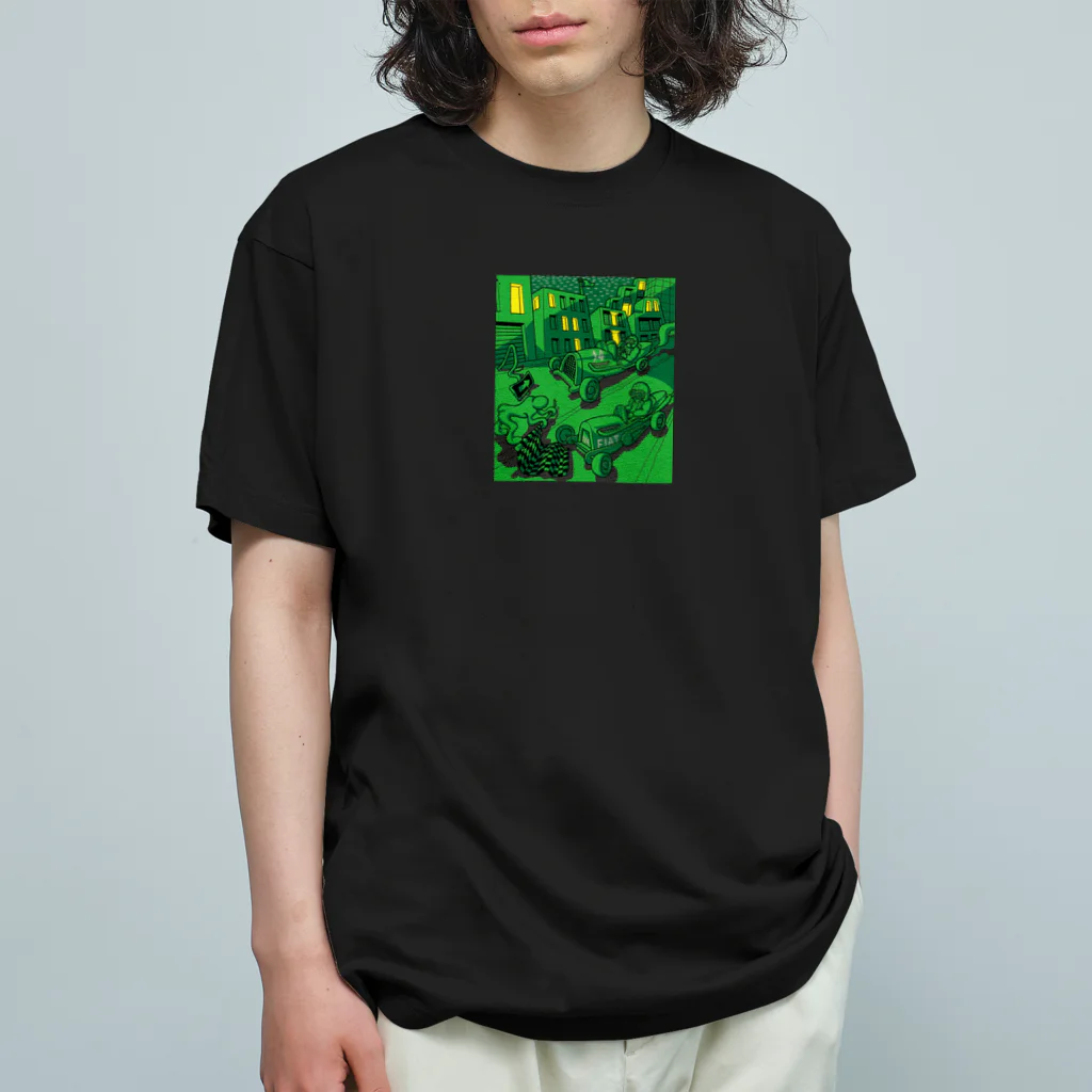 HIGH FIVE Shopのカーレース オーガニックコットンTシャツ