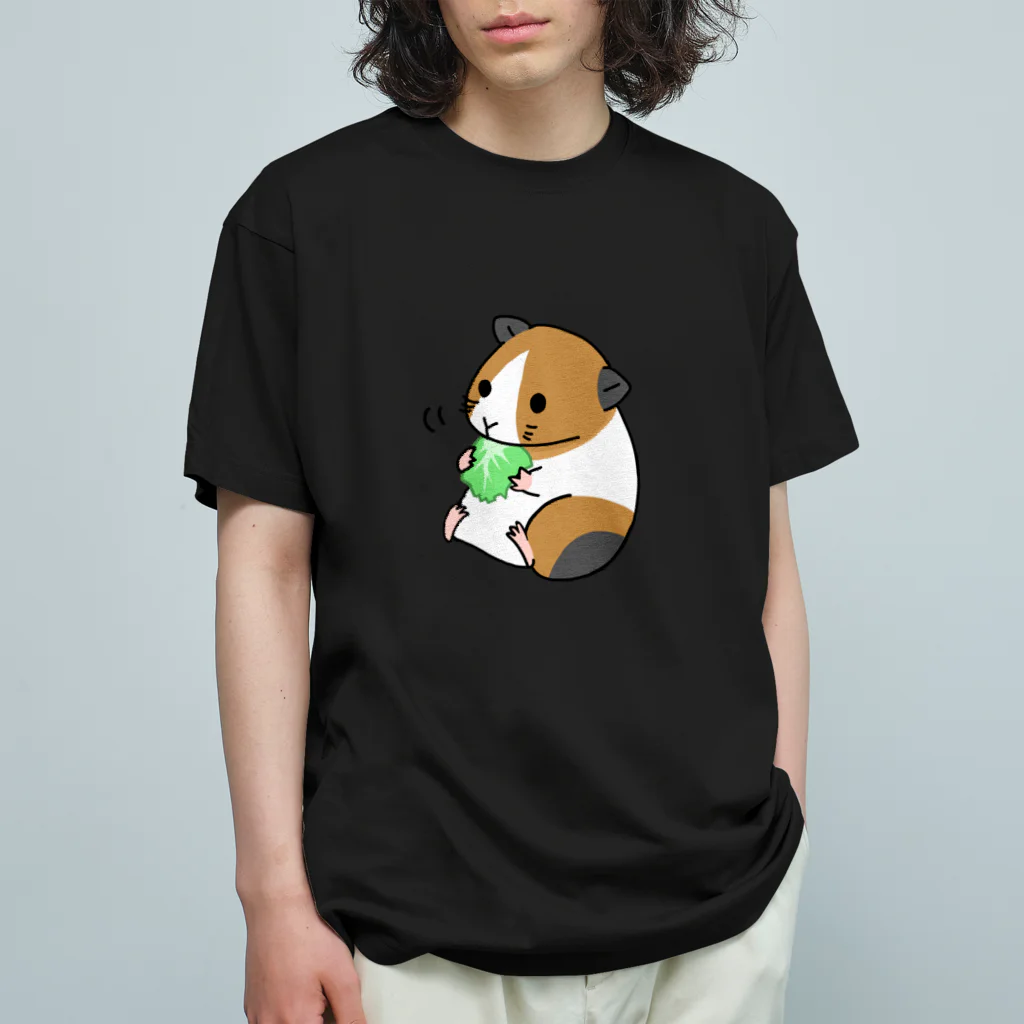 鼠兎はむ🐹のもるもっと オーガニックコットンTシャツ