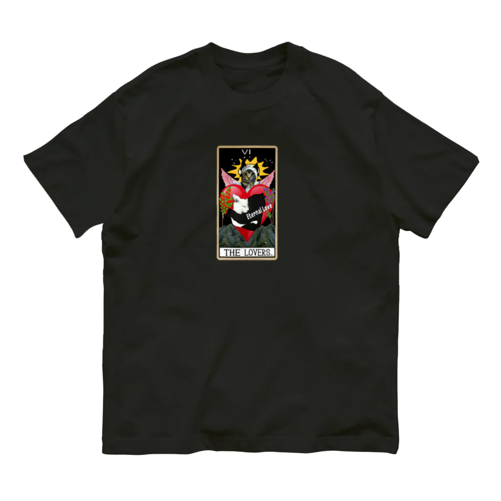 みにゃ次郎のLovers オーガニックコットンTシャツ