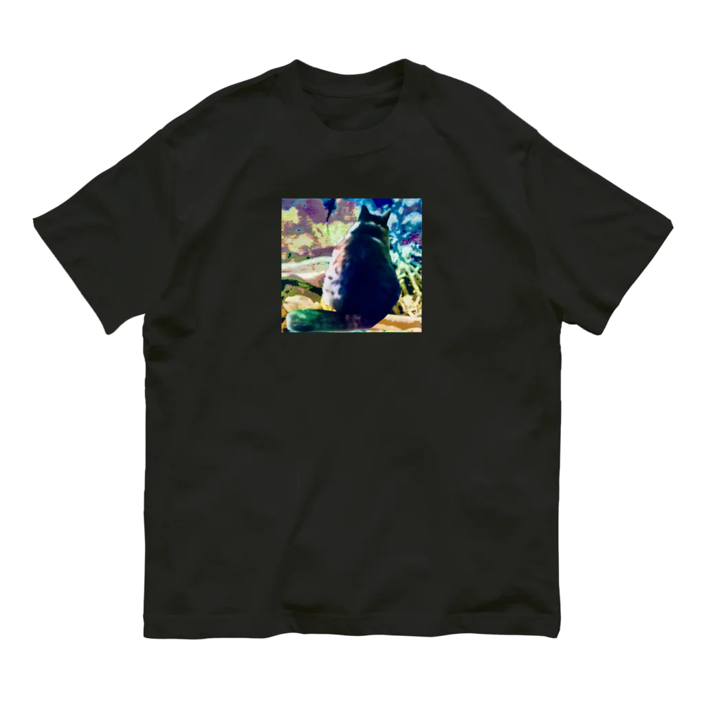 猫に恩返しのTORA'S Watch Party Organic Cotton T-Shirt