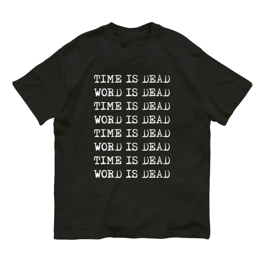 Bootleg BustersのTIME IS DEAD オーガニックコットンTシャツ