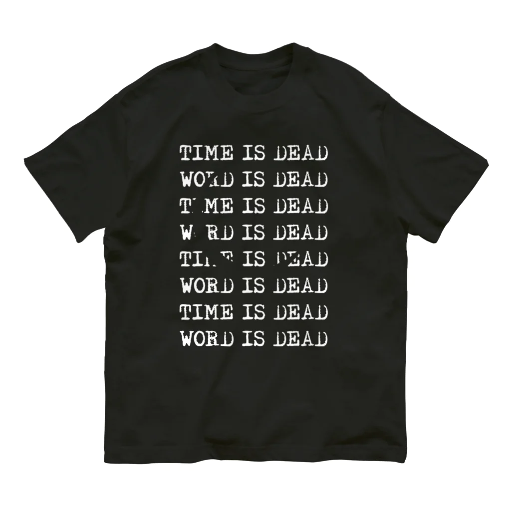 Bootleg BustersのTIME IS DEAD（三日月） Organic Cotton T-Shirt