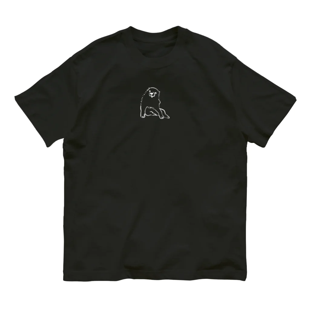 しろくろの犬の犬 / 長沢芦雪 オーガニックコットンTシャツ