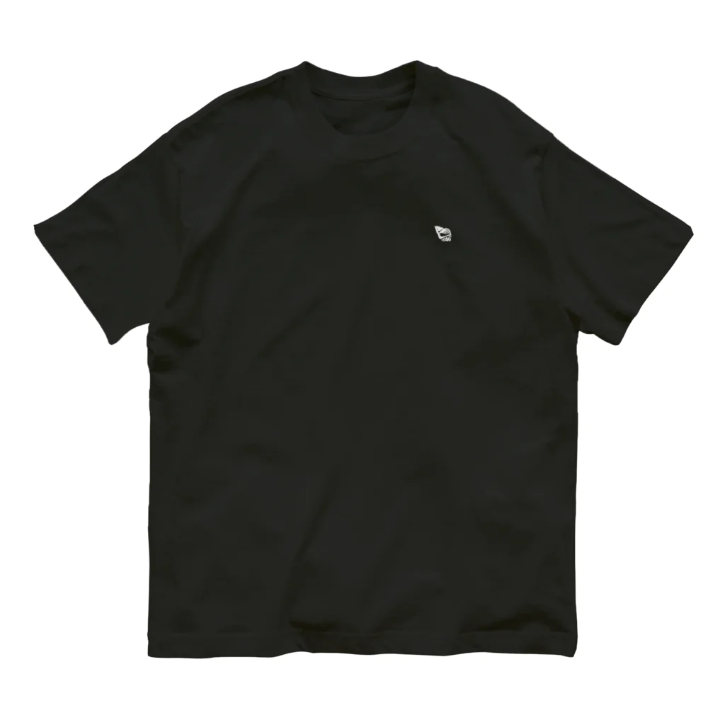 Azul オリジナルアイテムのアウトラインロゴ オーガニックコットンTシャツ