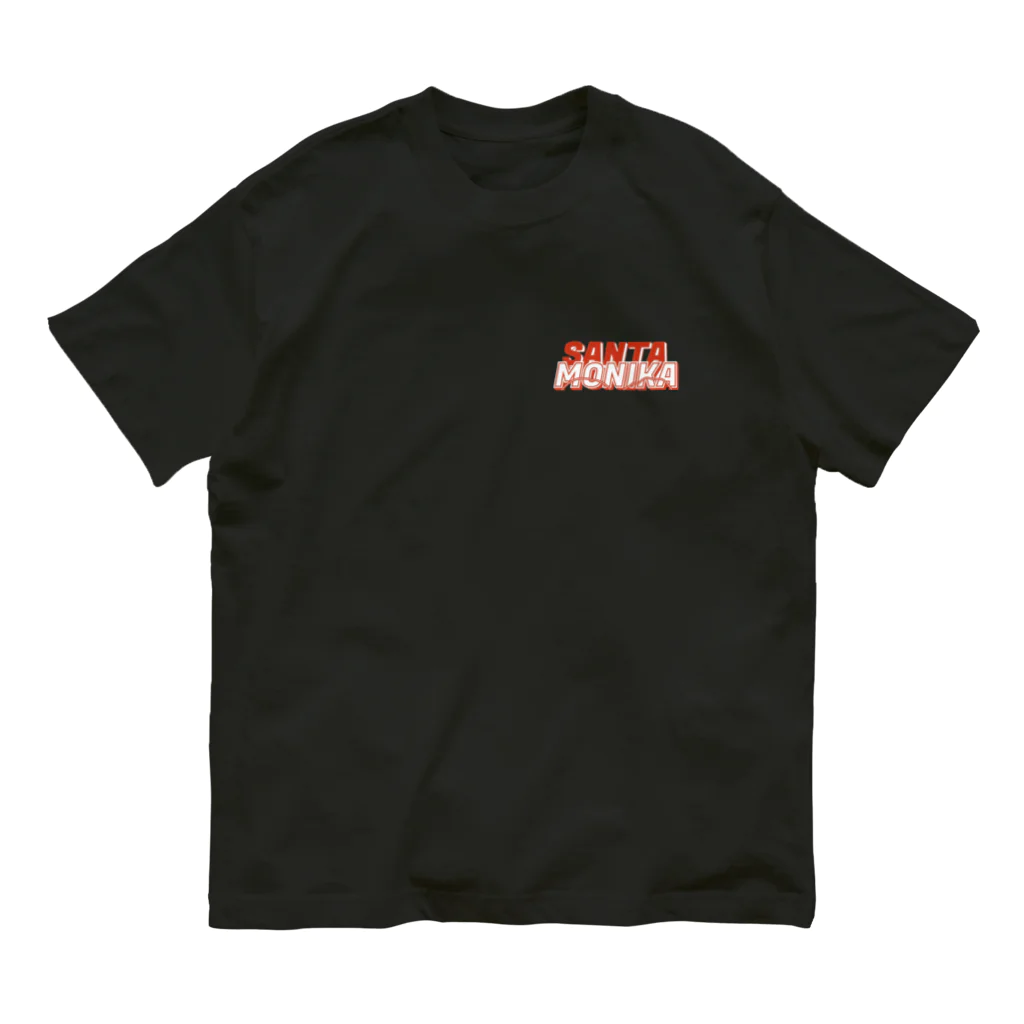 サンタモニカ　マイムのSANTAMONIKA レッド Organic Cotton T-Shirt